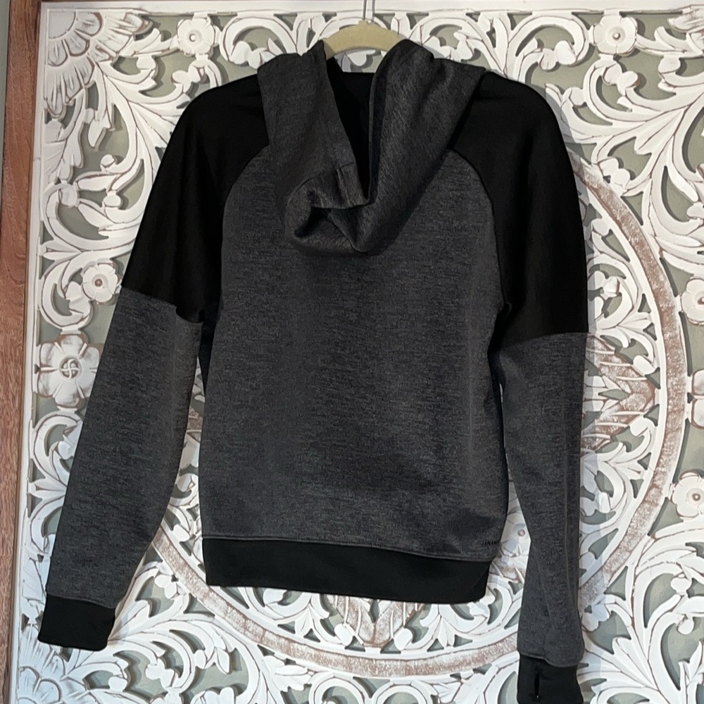 Adidas Climawarm Gray & Black Sweatshirt Hoodie -Size Small EUC - Picture 8 of 15